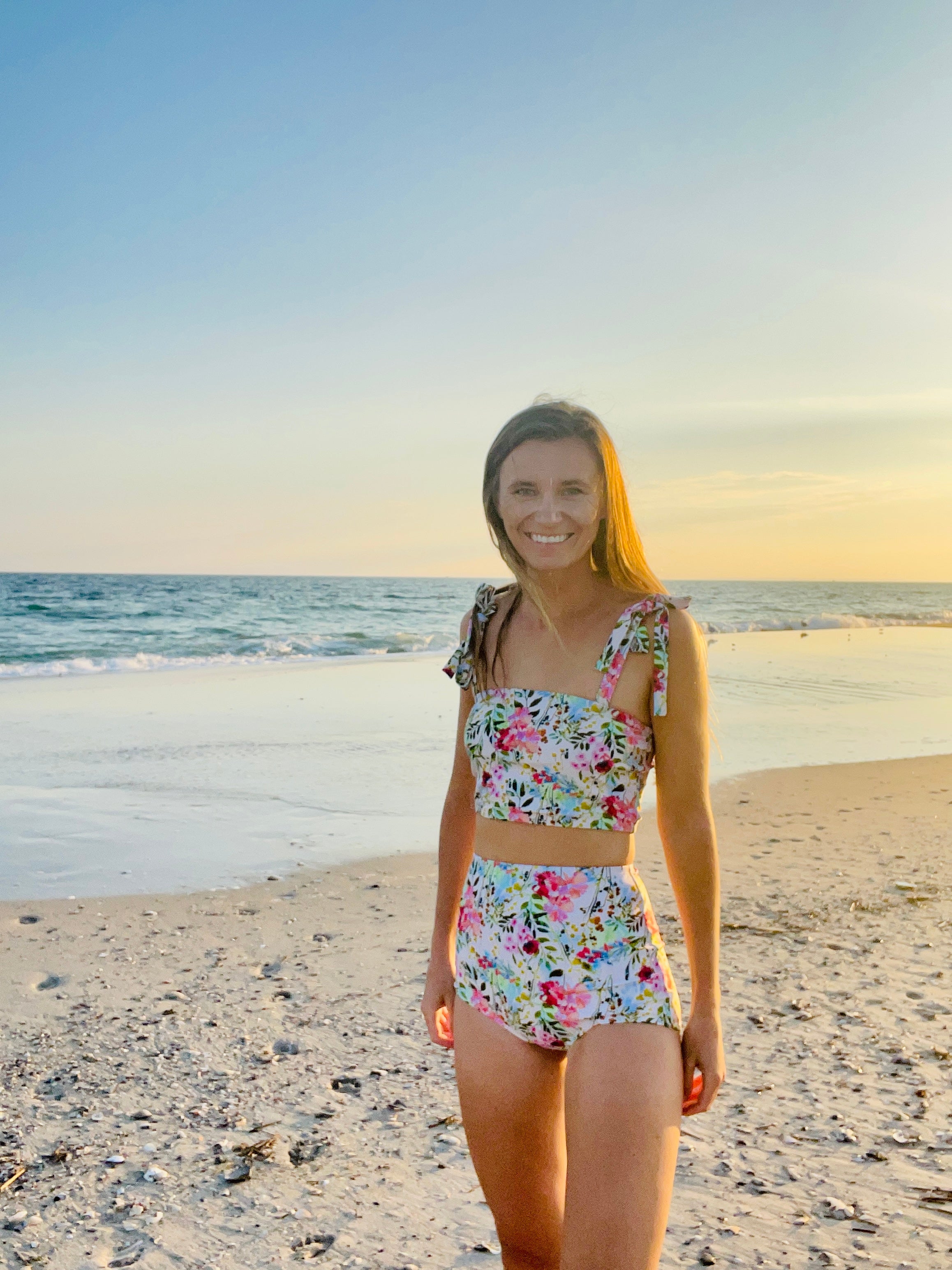flower bandeau bikini